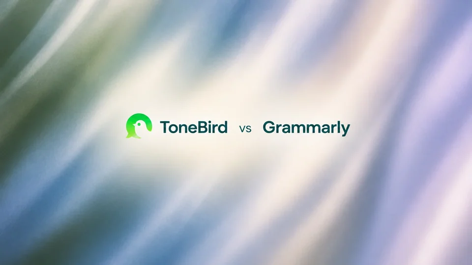 ToneBird vs Grammarly comparison cover with both product logos